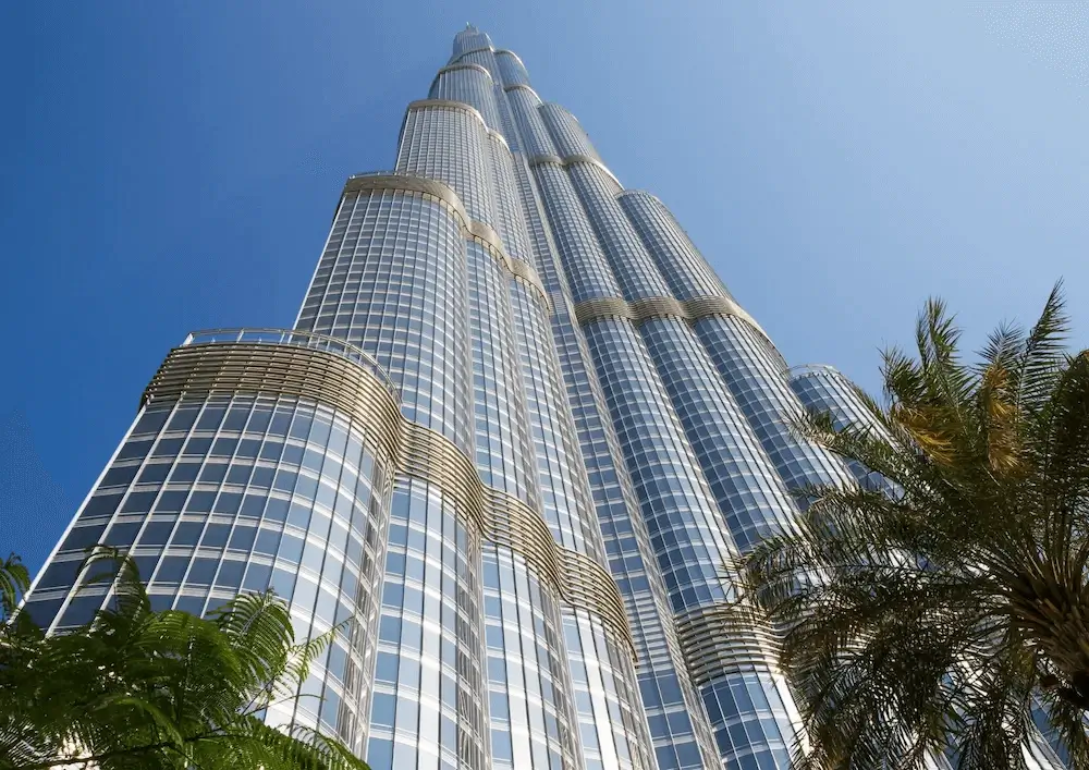 Burj khalifa vue du dessous