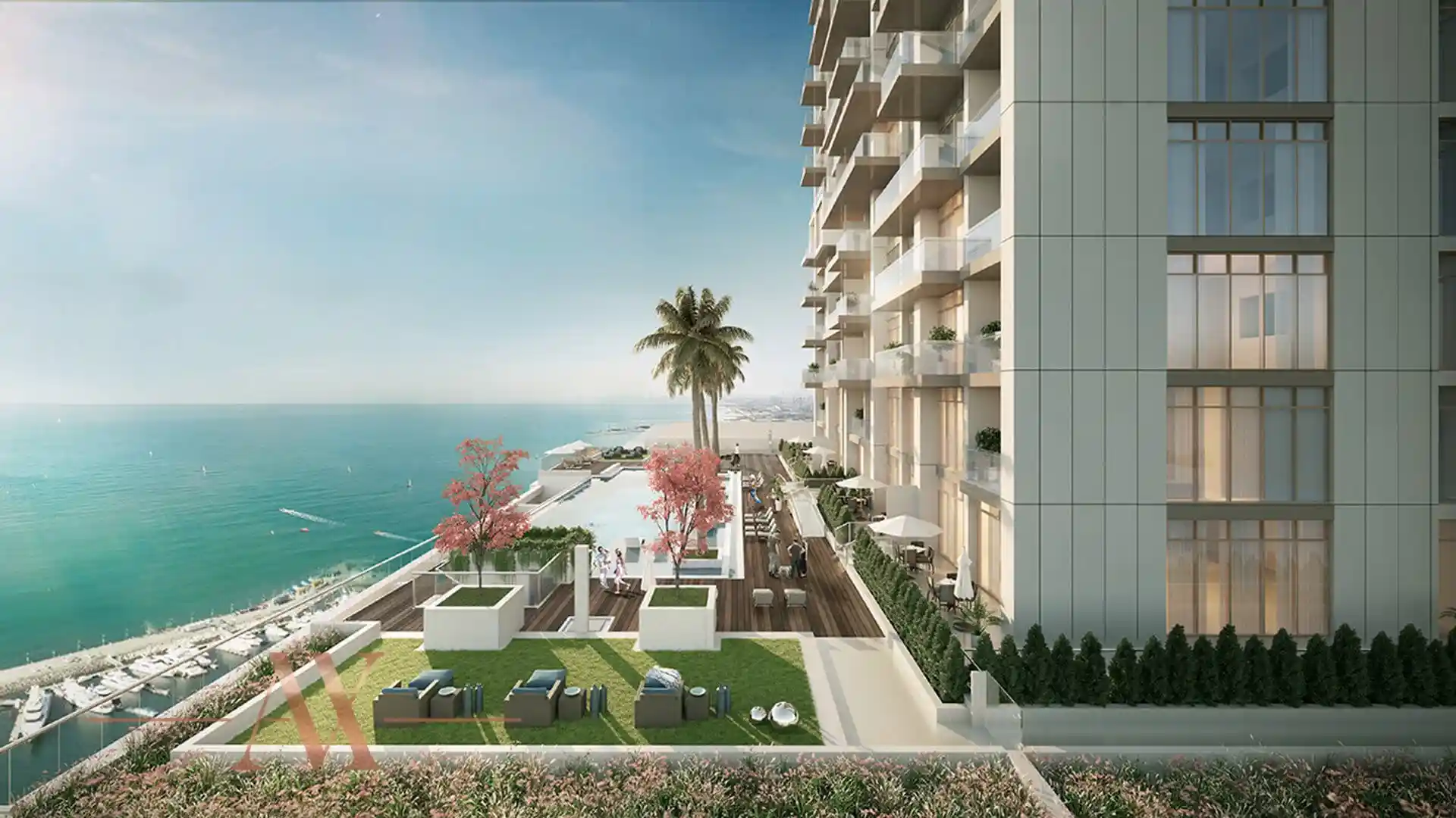 projet immobilier au bord de la mer à Dubaï Maritime City