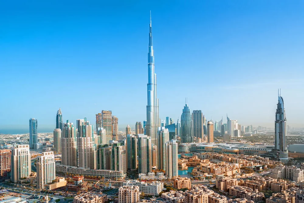 Burj khalifa à Downtown Dubaï en 2024