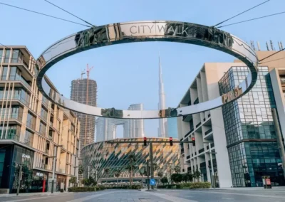 centre commercial City Walk dans le quartier Al Safa