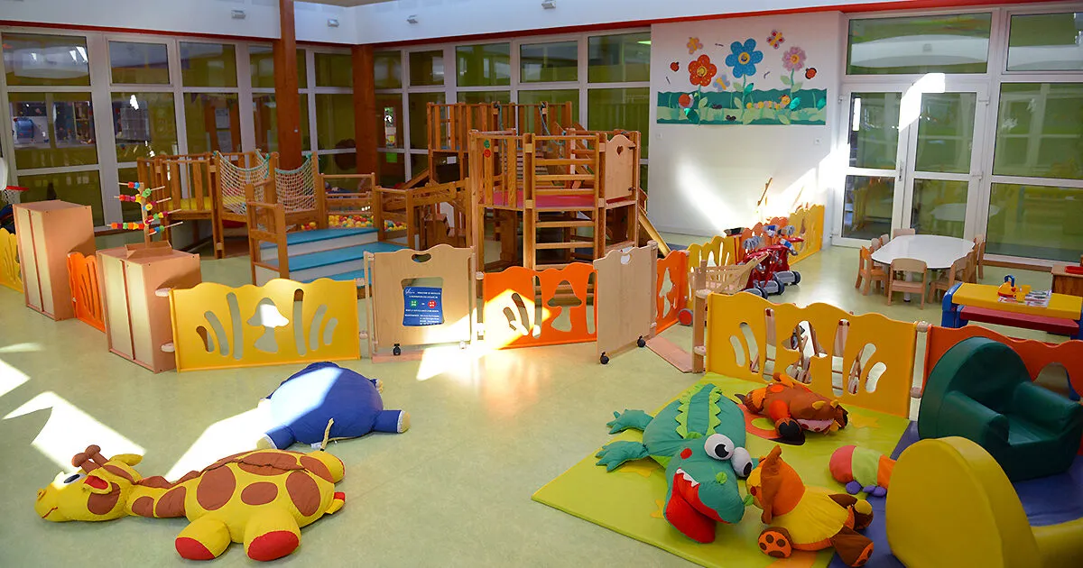 Intérieur d'une crèche à Dubaï