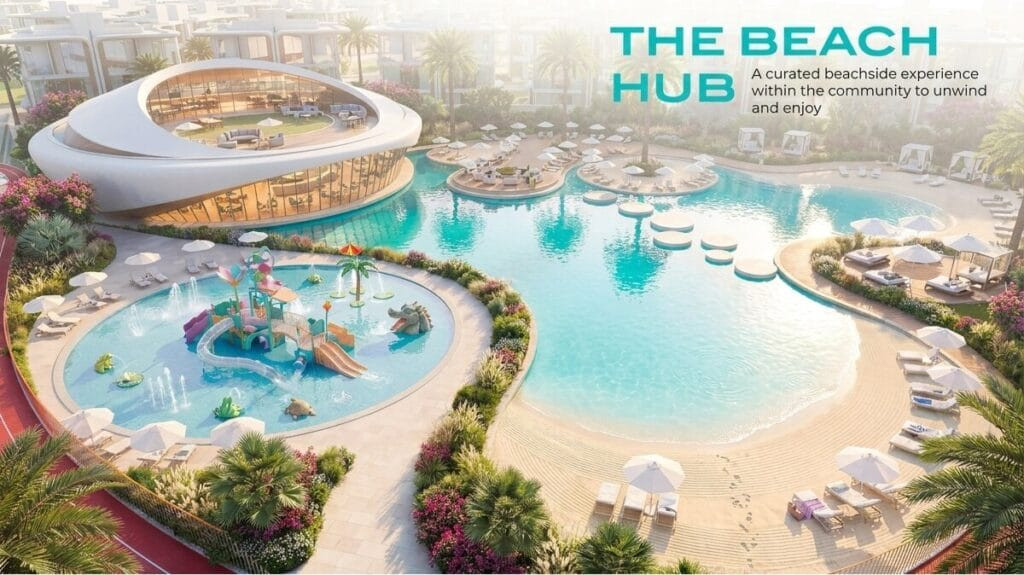 The Beach Hub et piscines de Greenz by Danube