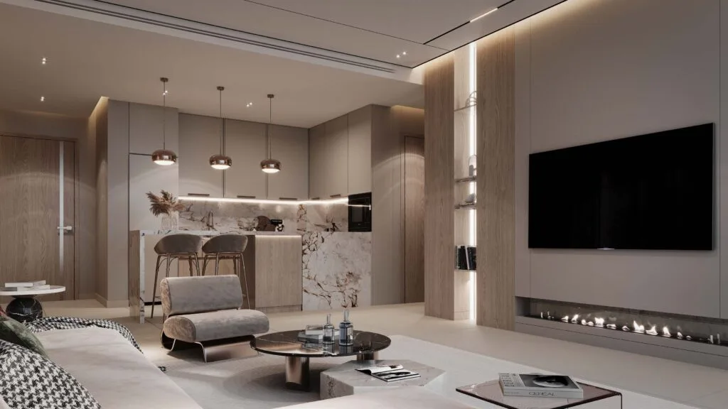 Omya Residences par Pantheon à Wasl Gate, Dubaï