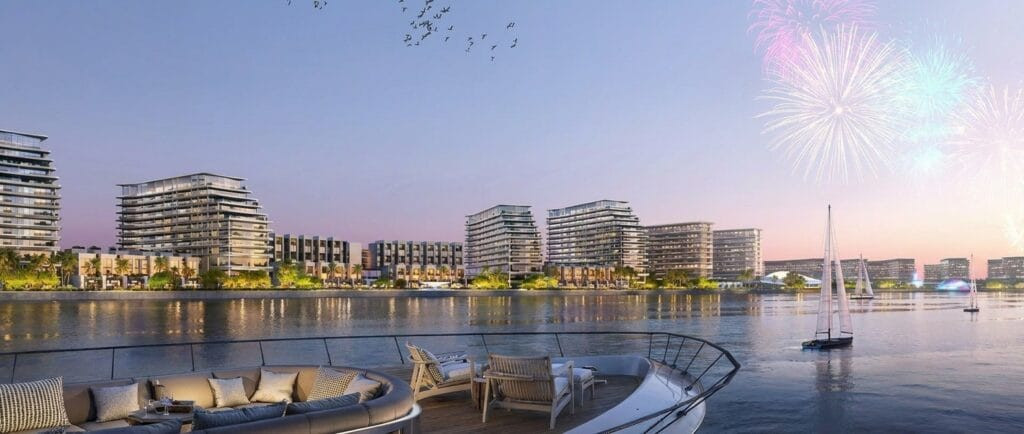 Le canal et la marina de Sobha City Abu Dhabi