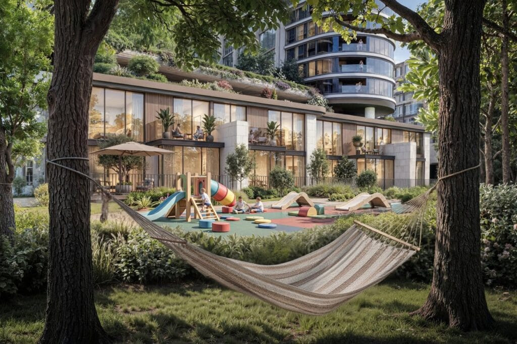 Parc résidentiel ombragé de Sobha Sanctuary