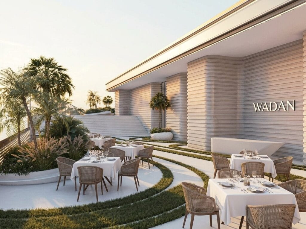 Terrasse lounge extérieure de Weston by Wadan à DLRC
