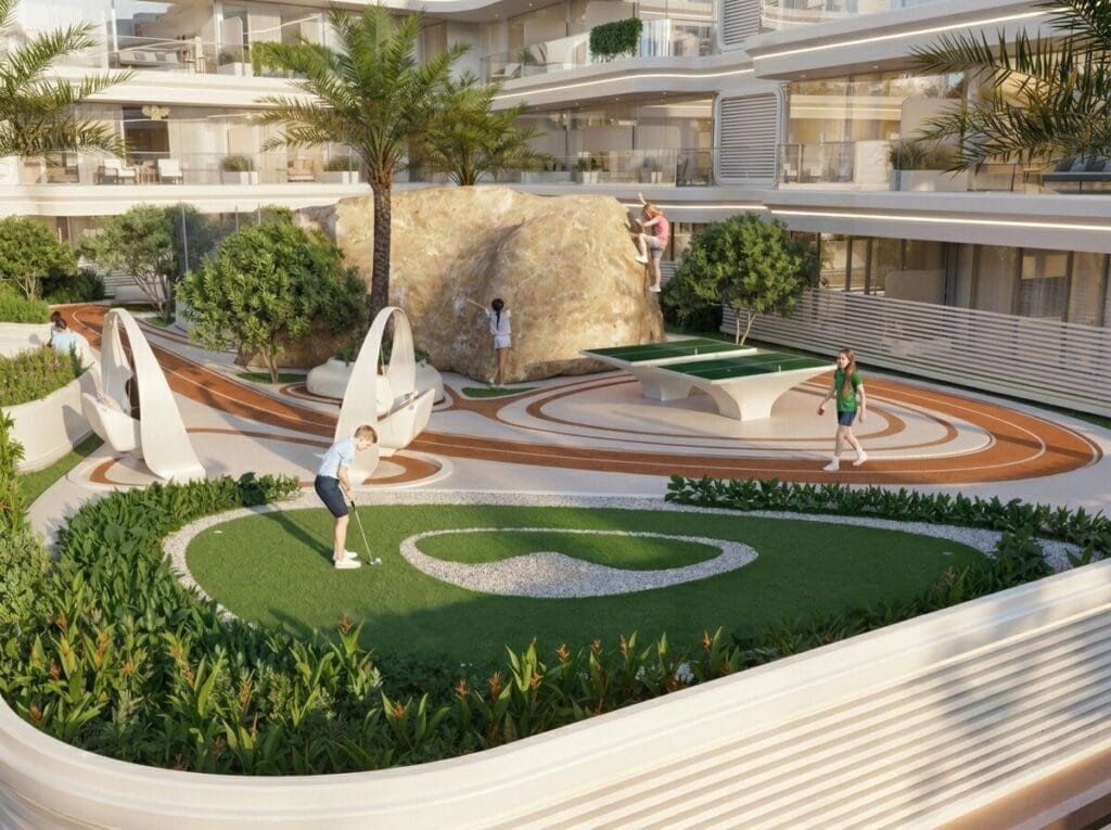 Piste de jogging et espaces verts suspendus de Weston