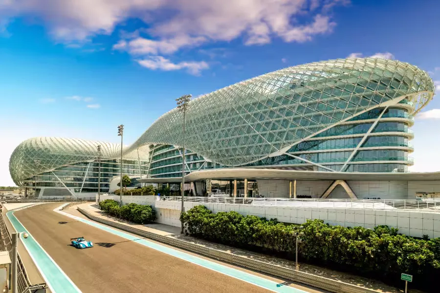 Le circuit de Yas Marina, Yas Island