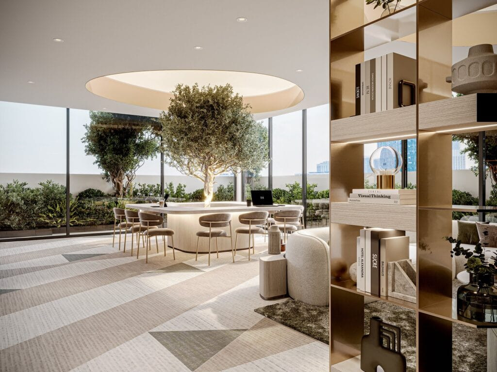 Clubhouse et salon commun d'Arlington Park 2