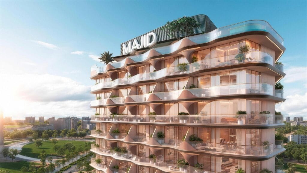 Jura Terraces à DLRC, résidence inspirée des montagnes du Jura par Majid Developments