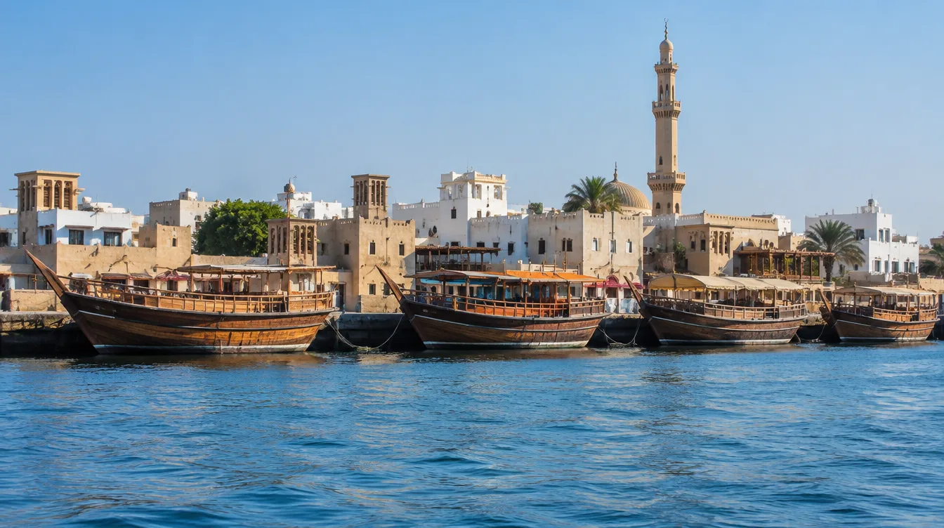 bateaux vieux port de deira dubai