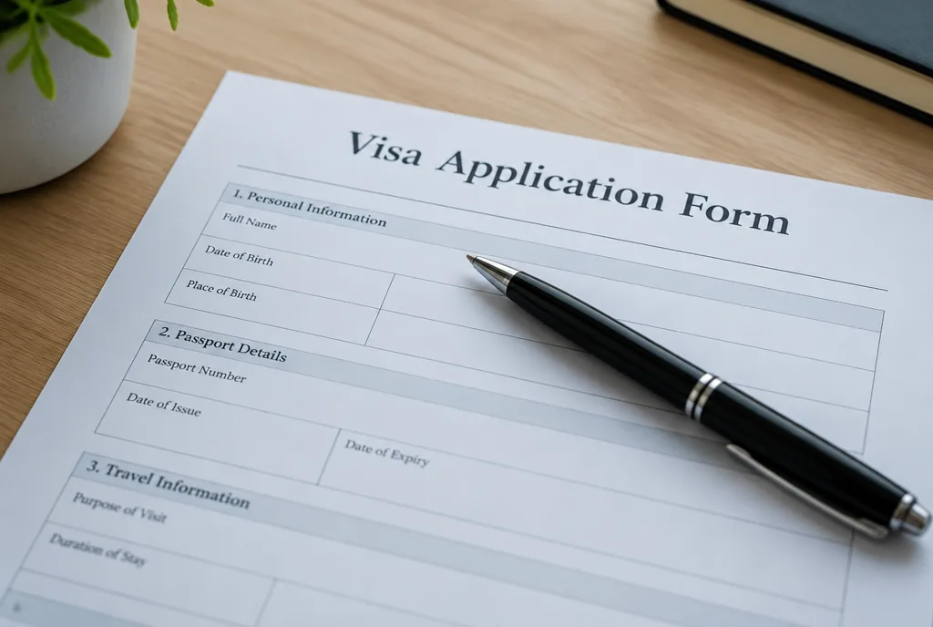 formulaire visa dubai