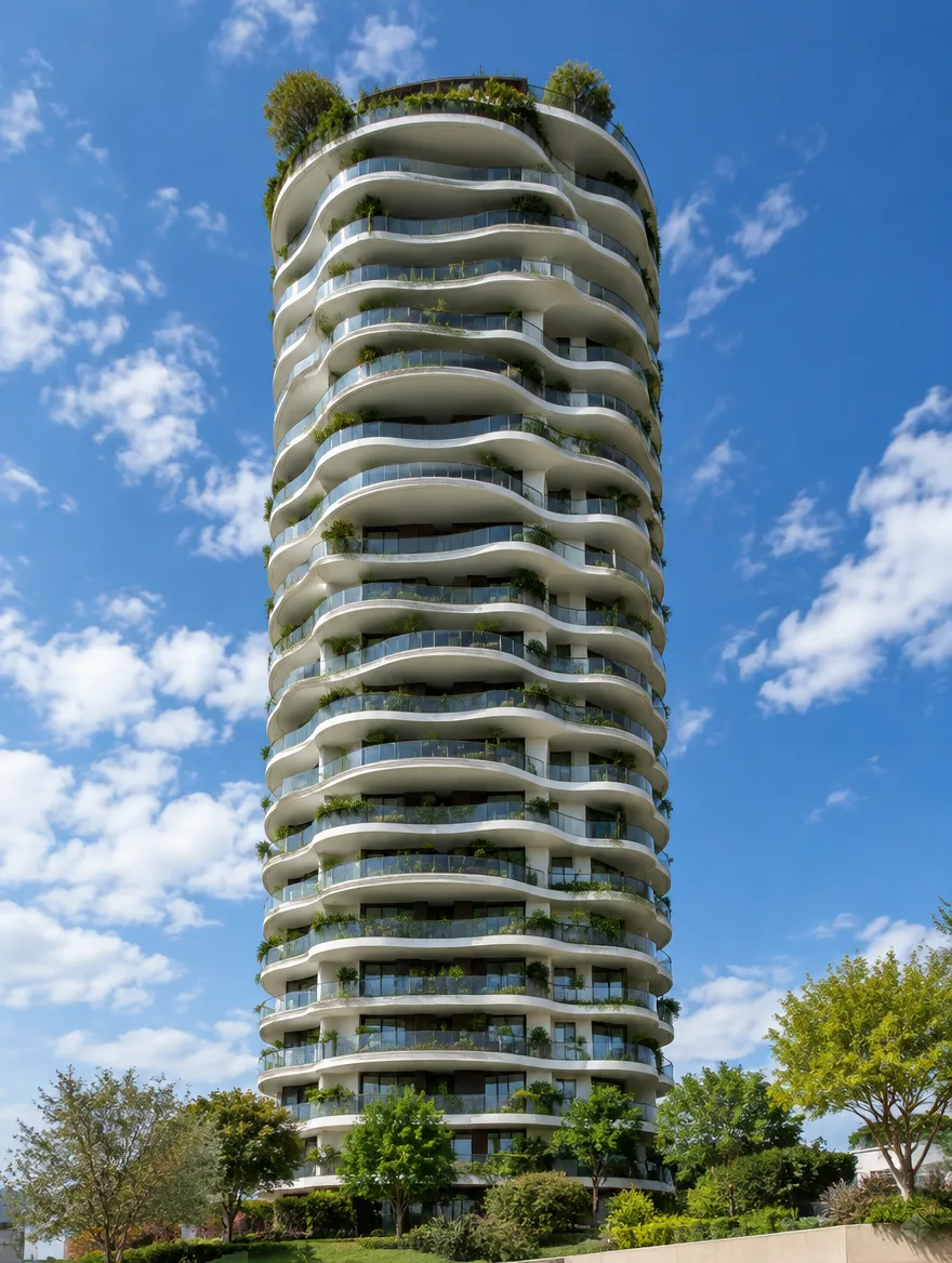 Vue du quartier Jumeirah Village Circle